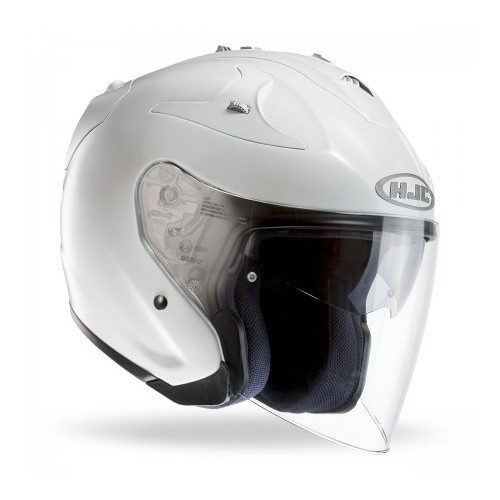 Hjc FG-JET casco casque helmet jet moto pearl white