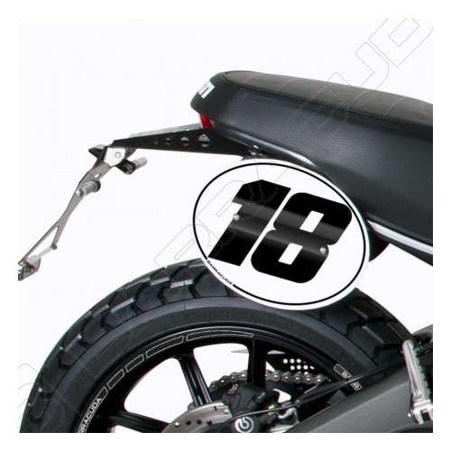 Barracuda Ducati Scrambler kit portanumeri laterali 