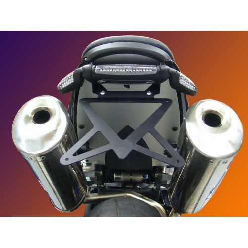 Mad Doctor's portatarga Triumph Speed Triple 2008-2010 fanale e frecce