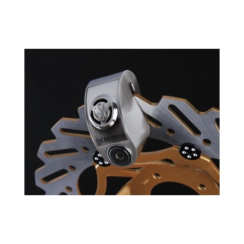 Kovix bloccadisco acciaio sonoro KD6-SS 110db perno 6mm 