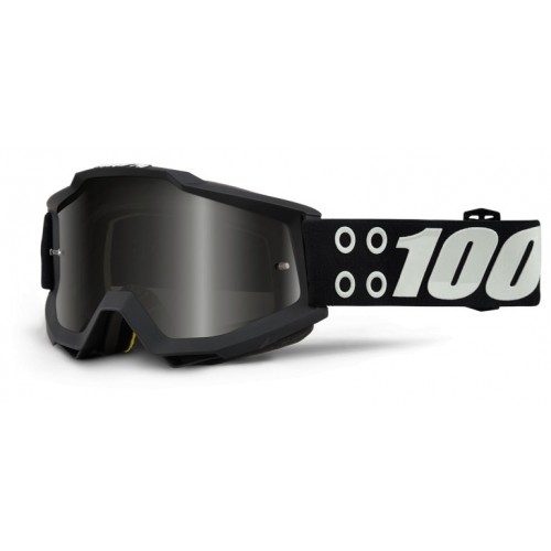 100% occhiale moto maschera Accuri Defcon1 nera