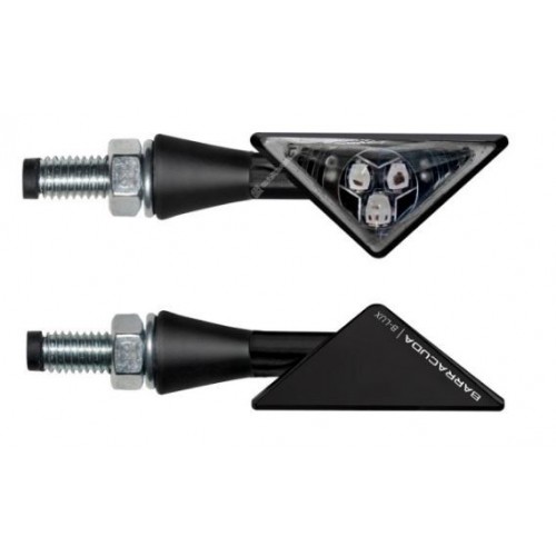Barracuda coppia frecce Z-LED b-lux nere moto