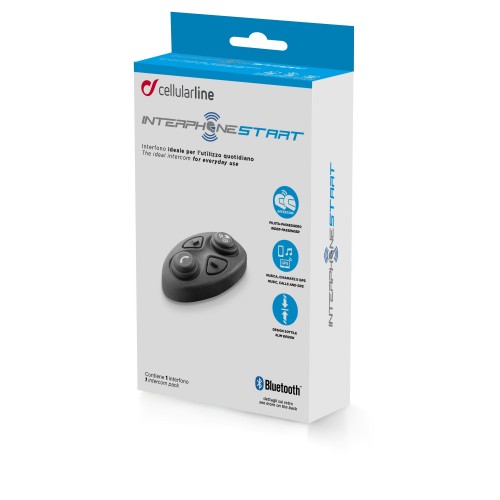 Btstart Cellularline interfono Interphone bluetooth confezione singola