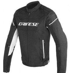 Dainese giacca D-Frame Tex black jacket moto nera-bianca