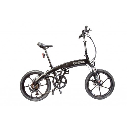 GPbike Corsa bici elettrica pieghevole nera opaca 36v 250w