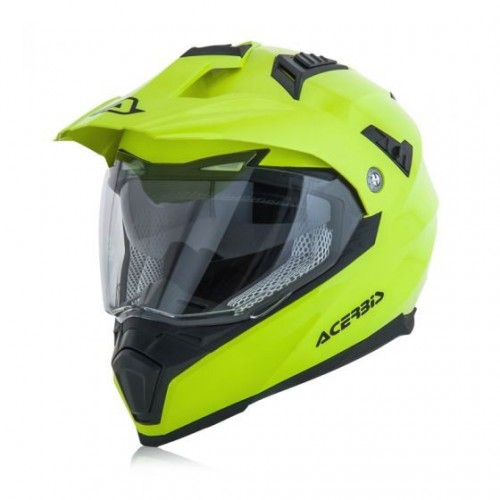 Acerbis casco Flip FS 606 cross enduro giallo fluo modulare