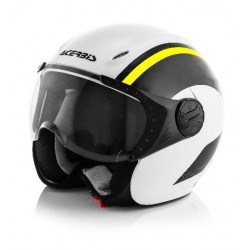 Acerbis casco K-jet bianco arancio KTM helmet casque