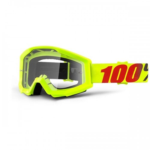 100% occhiale moto maschera Strata Mercury lente trasparente