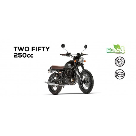 Mash moto Fifty Two 250 scrambler nera Euro 4 