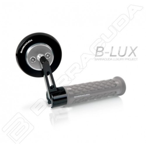 Barracuda coppia specchi Skin Z-Bar End B-Lux neri moto