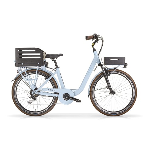 Bicicletta elettrica MBM 26 Pulse 36v 250w celeste opaco