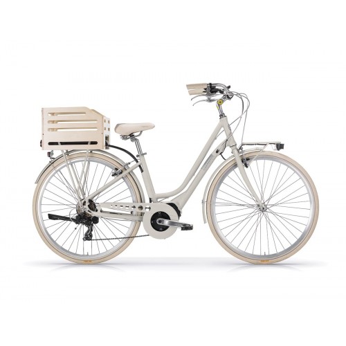 Bicicletta elettrica MBM 28 Apostrophe 36v 250w sabbia