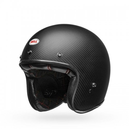 Bell Custom 500 casco jet vintage Carbon matt casque helmet