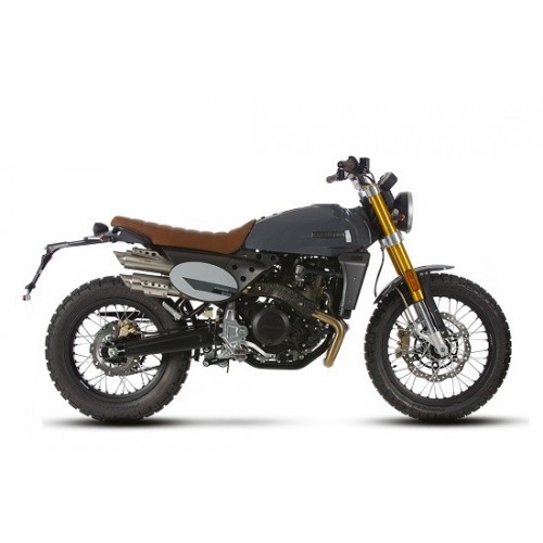 Fantic Caballero 500 Scrambler de-luxe rossa moto 4T monocilindrico