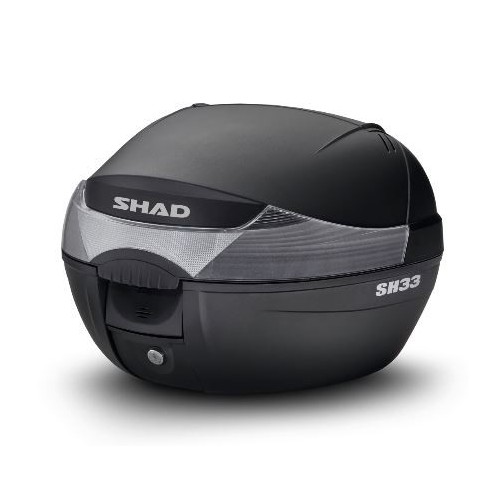 Shad bauletto SH33 nero moto e scooter litri 33 con piastra universale