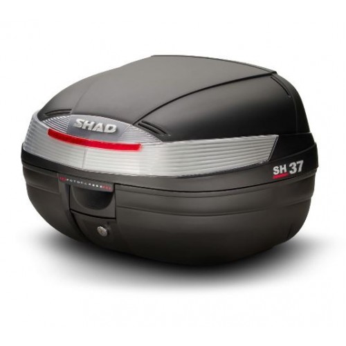 Shad bauletto SH37 nero moto e scooter litri 37 con piastra universale