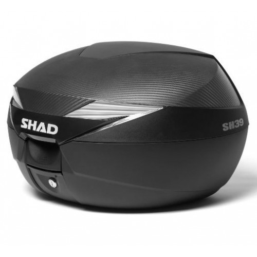 Shad bauletto SH39 carbon moto scooter litri 39 con piastra universale