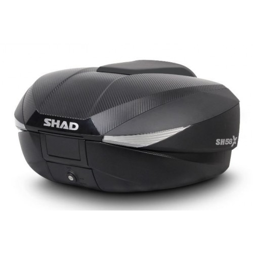 Shad bauletto valigia SH58 nero moto scooter litri 58 espandibile