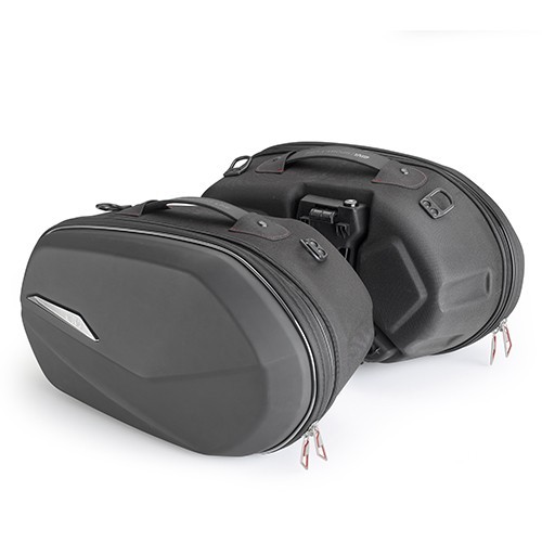 3D600 Givi coppia borse laterali moto Easylock 25 litri