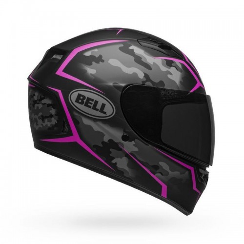 Bell Qualifier Stealth camo nero-rosa opaco casco integrale