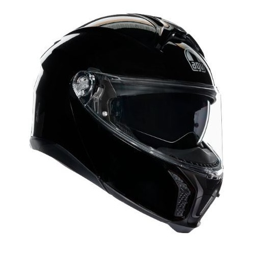 Agv Tourmodular casco modulare moto nero lucido