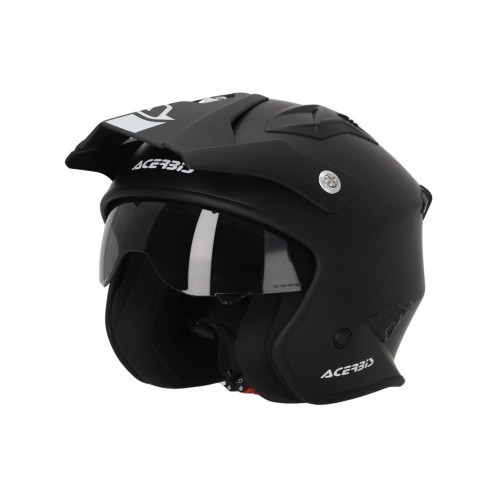 Acerbis casco Aria jet nero opaco trial helmet casque