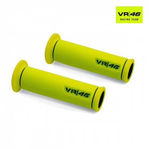 Barracuda coppia manopole basic racing grips nero-grigio 120mm