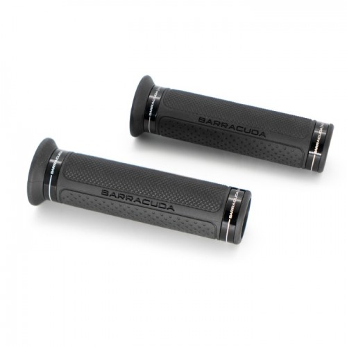 Barracuda coppia manopole basic ring nere 120mm