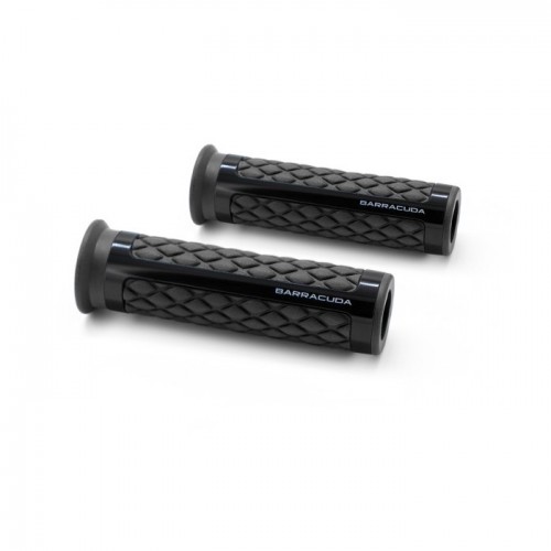 Barracuda coppia manopole classic nere 120mm