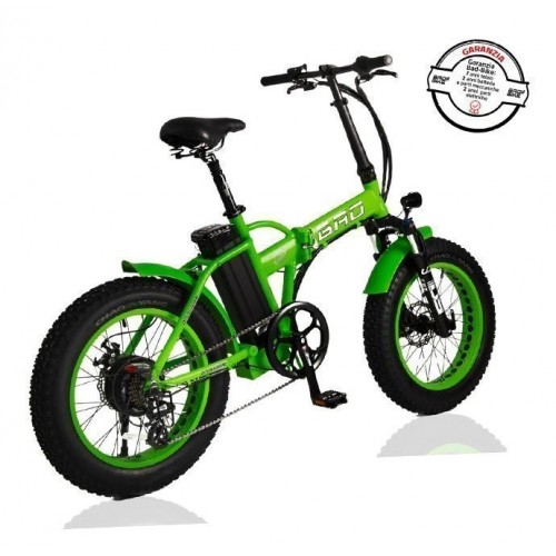 Bici Elettrica Badbike Fat Bad Original E-bike 36v 10ah 250W verde fluo
