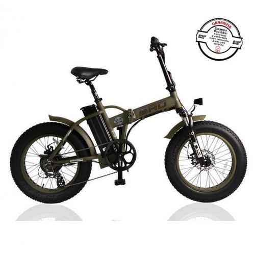 Bici Elettrica Badbike Fat Bad Original E-bike 36v 10ah 250W verde militare
