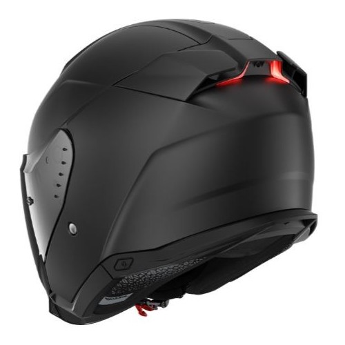 Shark Skwal I3 casco jet moto nero opaco luce stop