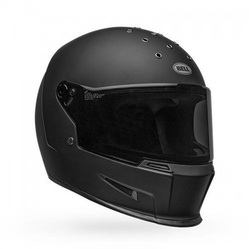 Bell Eliminator in fibra nero opaco casco integrale E22-06