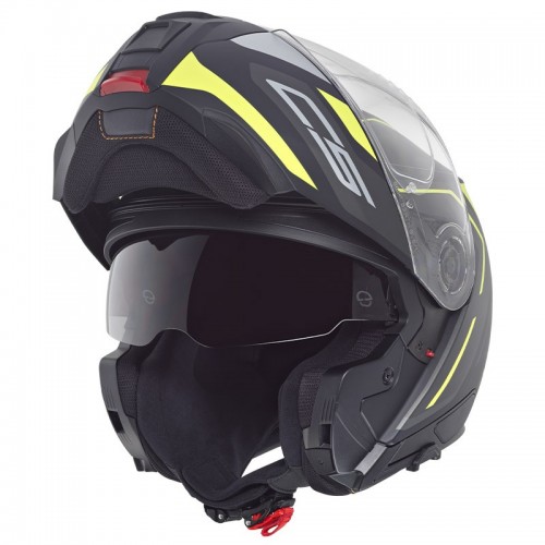 C5 Omega Schuberth casco modulare giallo E22-06