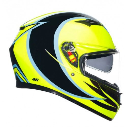 Agv K3 casco Rossi Phillip Island 2005 integrale E22-06