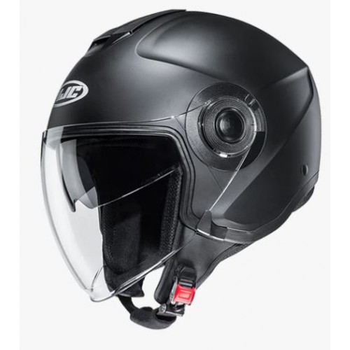 Hjc I40N casco moto jet nero opaco