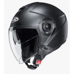 Hjc I40N casco moto jet nero opaco