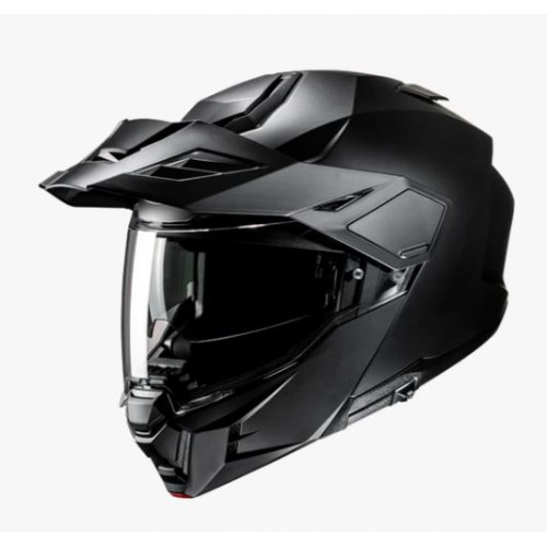 Hjc I80 casco modulare enduro strada nero opaco