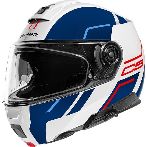 C5 Master blu Schuberth casco modulare bianco E22-06