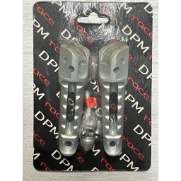 DPM Ducati Monster 600-900 coppia pedane argento