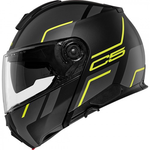 C5 Master nero giallo Schuberth casco modulare E22-06
