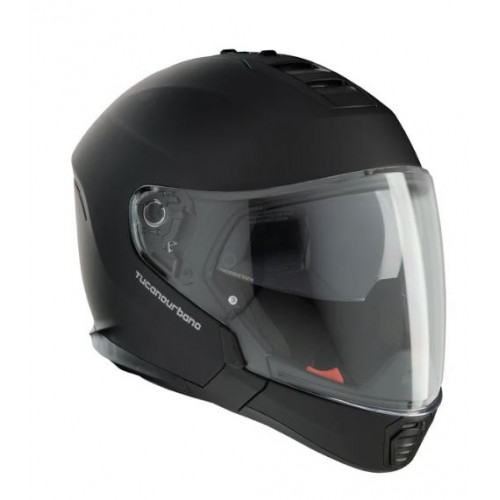Tucano urbano Hyperlink casco crossover jet nero opaco