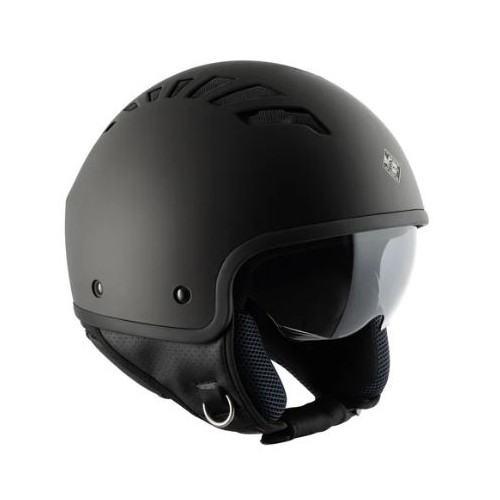 Tucano urbano He'Fresh 6.0 casco jet nero opaco