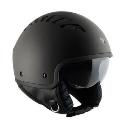 Tucano urbano He'Fresh 6.0 casco jet nero opaco