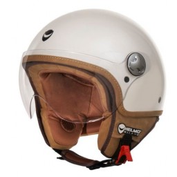 Vapensiero bianco Helmo Milano casco jet E22-06
