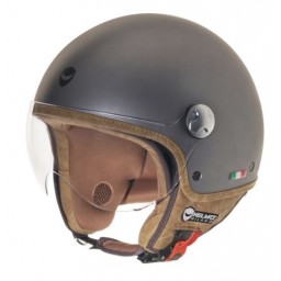 Vapensiero titanio opaco Helmo Milano casco jet E22-06