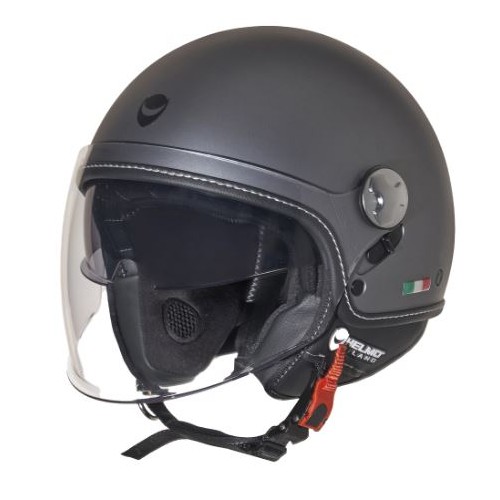 Eos titanio opaco Helmo Milano casco jet E22-06