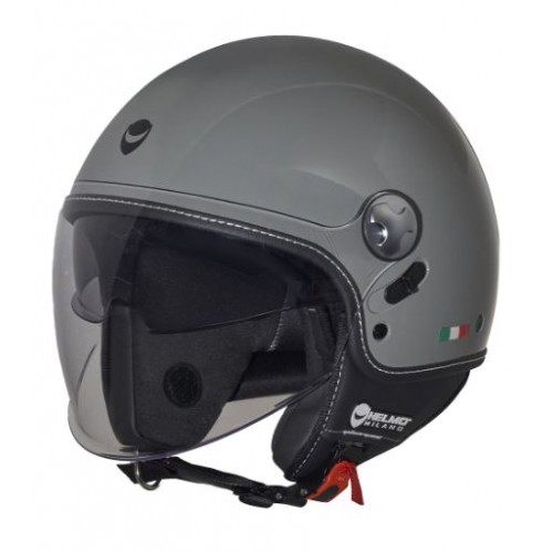 Eos grigio lucido Helmo Milano casco jet E22-06