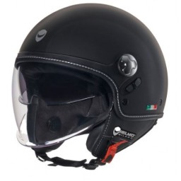 Eos nero lucido Helmo Milano casco jet E22-06